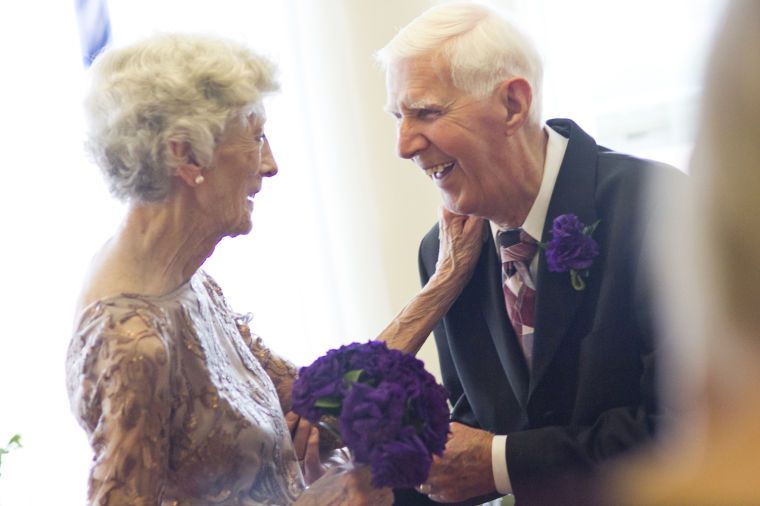 Barbara Burkett and Everett Dougherty's wedding